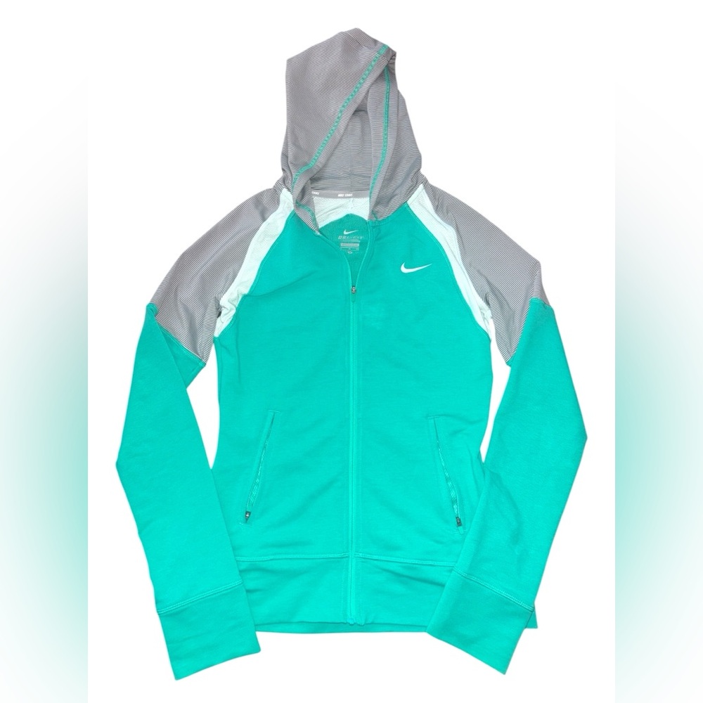 Nike women’s DRI-FIT tennis hoodie full zip size small